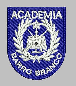 BRASÃO ACADEMIA BARRO BRANCO / OFICIAIS (BORDADO MILITAR)