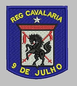 BRASÃO REGIMENTO 9 DE JULHO / CAVALARIA