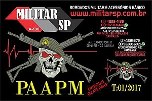 CAMISETA PAAPM (ANTIGO PROAR) MILITAR SP