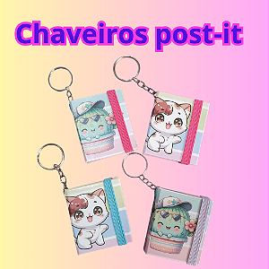 CHAVEIRO MINI POST-IT