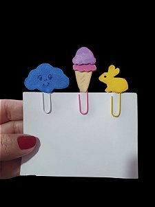 10 KITS COM 3 CLIPS COM APLIQUE EM EVA