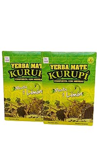 Kit 2 Erva mate de tereré Kurupi Menta e Limão original