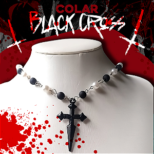 Colar Black Cross