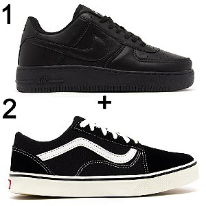 nike air force 1 size compared to vans