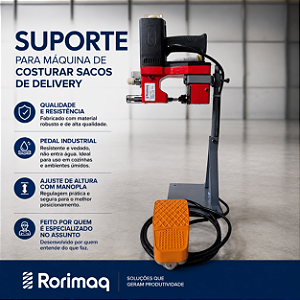 Máquinas Com Suporte Para Costura de Sacos Bags de Delivery