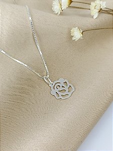 Gargantilha Flor - Prata 925 - MC117-1976