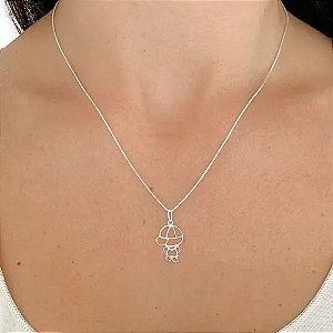 Gargantilha Menino - Prata 925 - MC201-18180