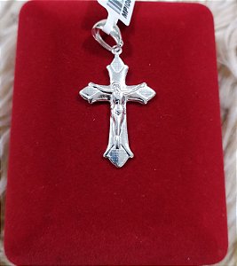 Pingente Masculino Crucifixo Prata 925