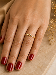 Anel Terço - Semijoia 18k - A104-664