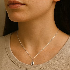 Gargantilha Buzio Prata 925 - V12 - 45cm - MC246-15110
