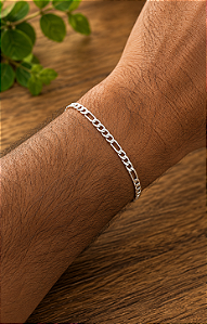Pulseira Masculina 3 Por 1 - Prata 925 - MP139-X480