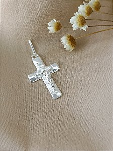 Pingente Crucifixo Prata 925 - 24mm - MPI148-1258