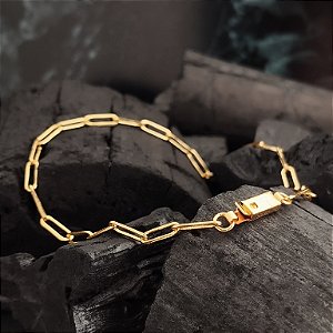 Pulseira Masculina Cartier 4mm - Semijoia 18k - MP370-12120