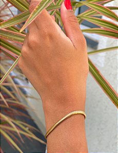 Pulseira Feminina Lacraia - Semijoia 18k - MP403-12120