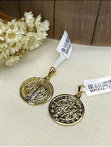 Pingente São Bento - Semijoia 18k - MPI243-17116