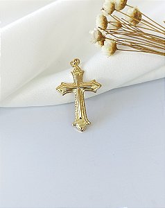 Pingente Crucifixo - Semijoia 18k - MPI244-664