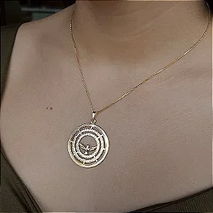 Gargantilha Espírito Santo - Semijoia 18k - MC831-27270