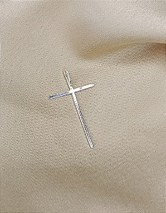 Pingente Crucifixo Liso - Prata 925 - 33mm - MPI266-0636