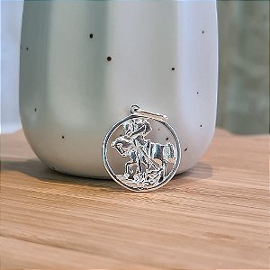Pingente São Jorge - Prata 925 - 20mm - MPI278-24168