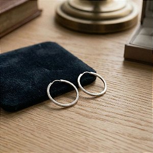 Argola Fio Quadrado - Prata 925 - 17mm - MB960-436