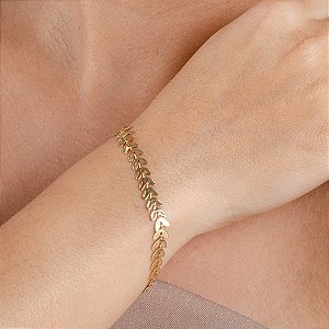Pulseira Esteira - Semijoia 18k -MP487-07140