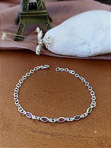Pulseira Feminina Color - Prata 925 - MP580-1786