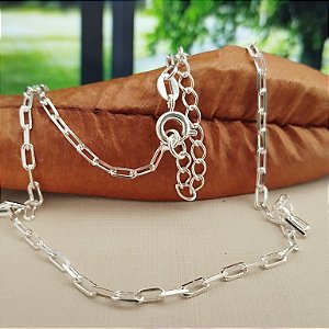 Gargantilha Choker Elo Cartier - Prata 925 - MG126-40244