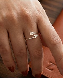 Anel Flecha - Regulável - Prata 925 - MA253-1772