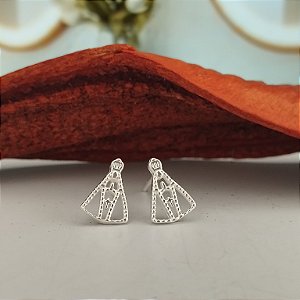 Brinco Vazado N. Senhora Aparecida - Prata 925 - BR728-1060