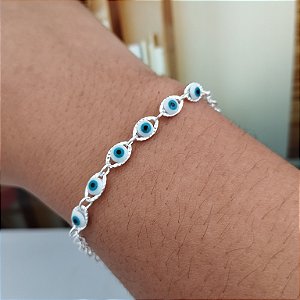Pulseira Olho Grego - Prata 925 - MP766-18108