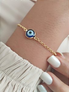 Pulseira Olho Grego - Semijoia 18k - MP853-08124