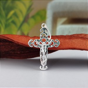 Pingente Crucifixo - Prata 925 - MPI409-22134