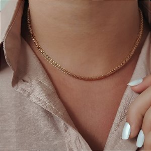 Gargantilha Pipoca - Semijoia 18k - MG454-23250
