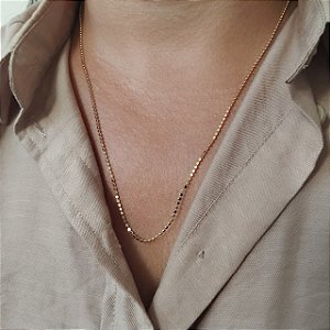 Gargantilha Diamantada - Semijoia 18k - MG479-17170