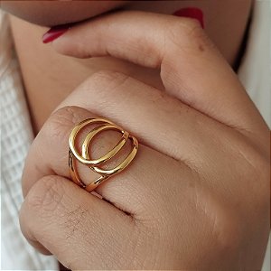 Anel Feminino - Semijoia 18k - MA323-18200