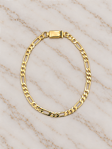 Pulseira Masculina 3 Por 1 - 4mm - Semijoia 18k - MP917