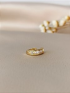 Piercing Fake Cravejado - Semijoia 18k - B126-864
