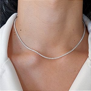 Gargantilha Pipoca - 40cm - Prata 925 - MG566-25148