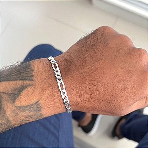 Pulseira Masculina 3 Por 1 - 5mm - Prata 925 - MP921-54322