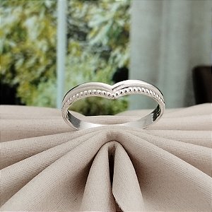Anel Feminino Vazado Trabalhado - Prata 925 - MA412-1486