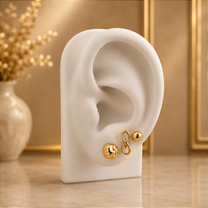 Trio Feminino - Semijoia 18k - B169-1070