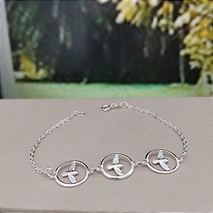 Pulseira Com Espírito Santo - Prata 925 - MP945-23136