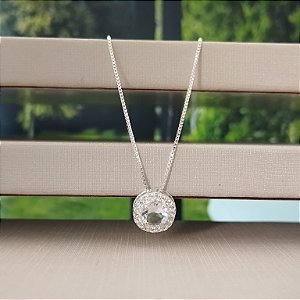 Gargantilha Ponto de Luz Cravejada - Prata 925 - MG652-32192