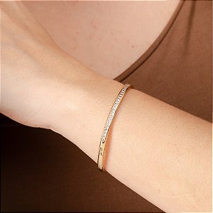Bracelete Cravejado Luxo  - Semijoias 18k -  P11-36360