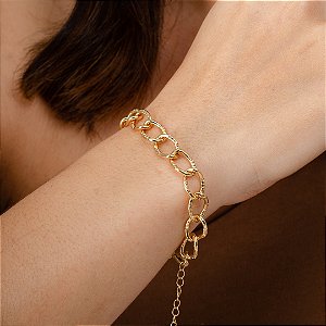 Pulseira Elos - Semijoias 18k - P29-17180