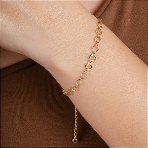 Pulseira Feminina - Semijoias 18k - P38-10130