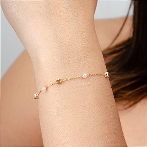 Pulseira Feminina - Semijoias 18k - P61-11120