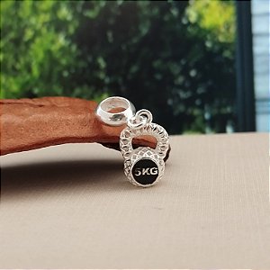 Berloque Kettlebell Filigrama - Prata 925 - MBL318-25150