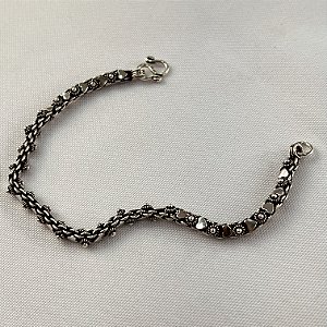 Pulseira Bali Pikun - Prata 925 - Cor Envelhecida - P88-135810