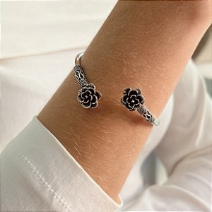 Bracelete Bali Pikun - Prata 925 - Cor Envelhecida - B92-140840